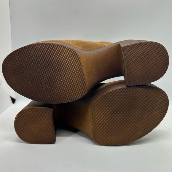 BIO NATURA Made In Italy Leather/Suede Tan Platform Sandal Women's Size 6.5 - Picture 8 of 12